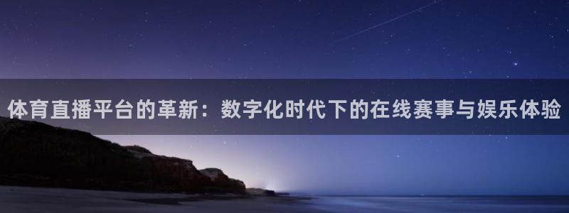 体育直播平台的革新：数字化时代下的在线赛事与娱乐体验