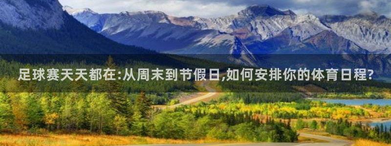 足球赛天天都在:从周末到节假日,如何安排你的体育日程?