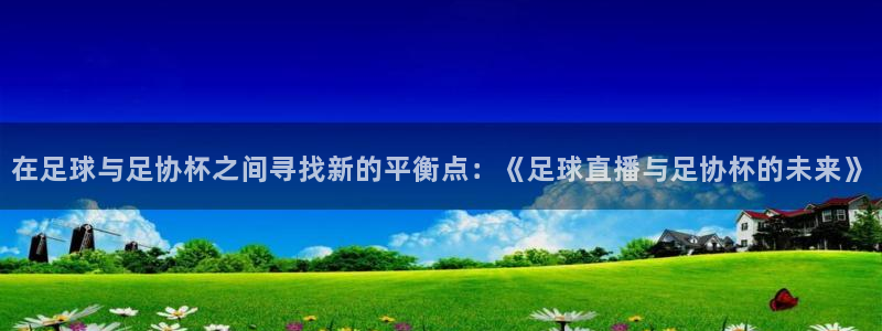 在足球与足协杯之间寻找新的平衡点：《足球直播与足协杯的未来》